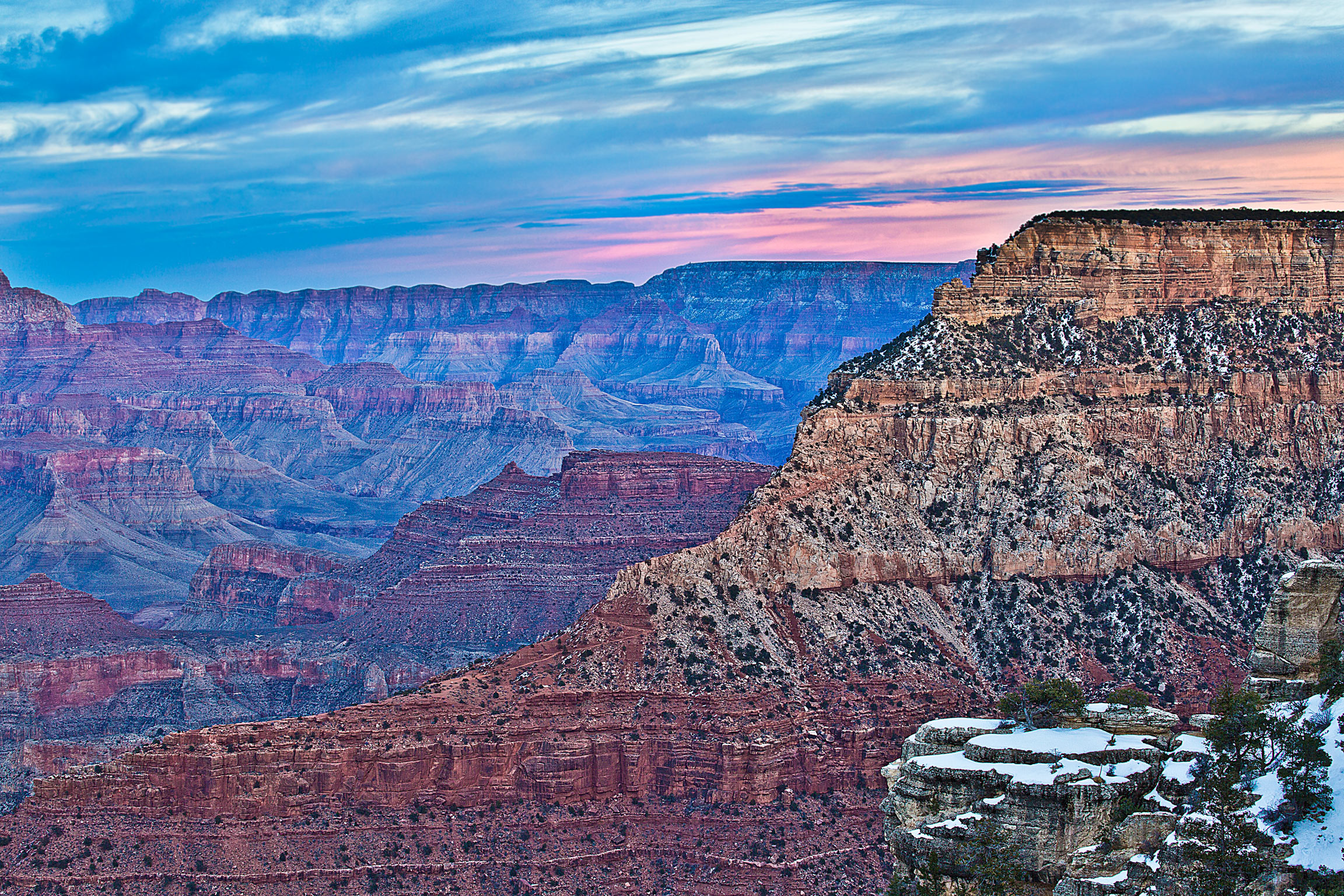 The Canyon at Sunset