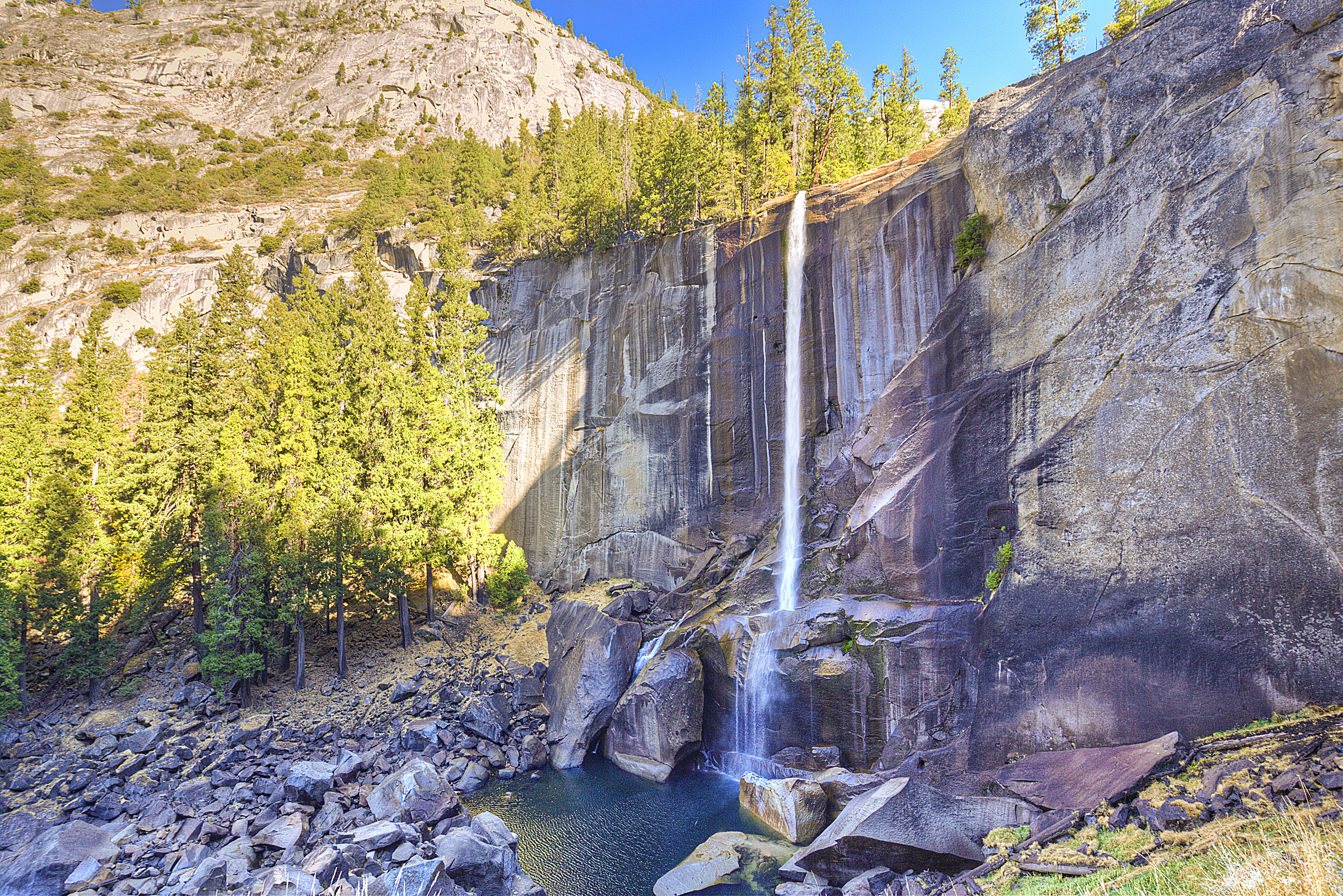 Vernal Falls during the Fall- I’m told it’s much bigger during the Spring (that’s what he said). Taken from the Mist Trail.
