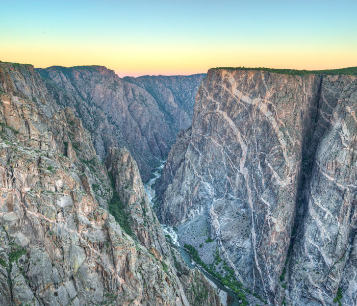 Black Canyon of the Gunnison at Sunrise