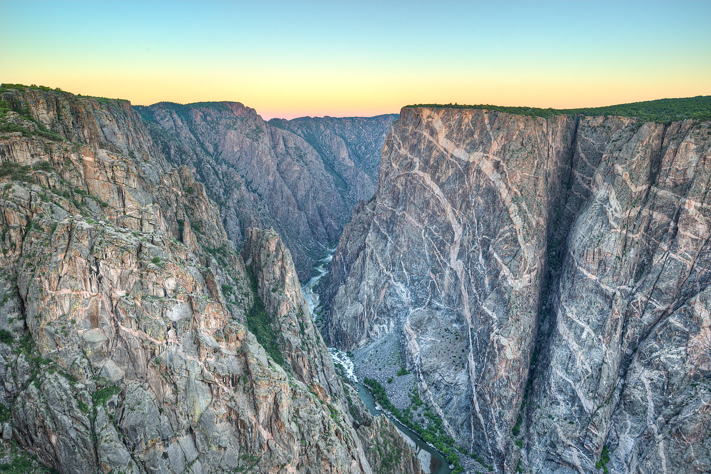 Black Canyon of the Gunnison at Sunrise