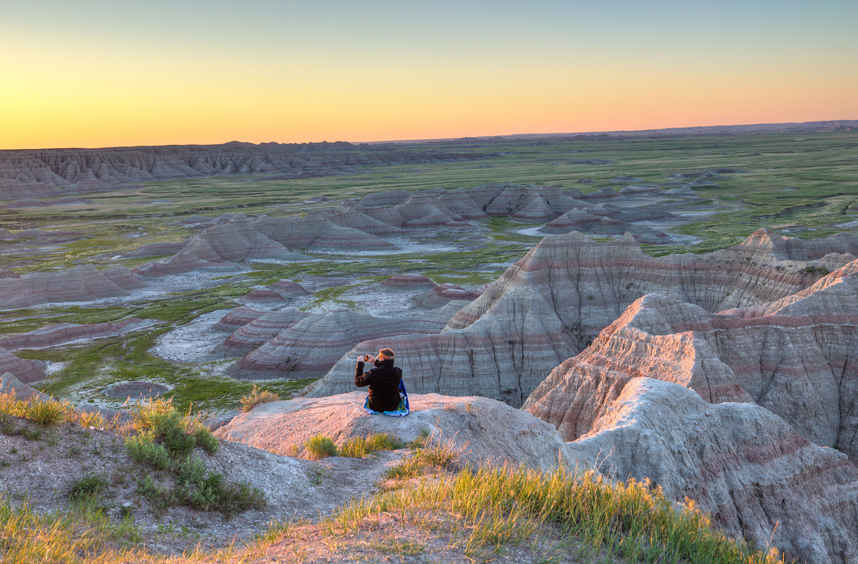 Badlands at Sunrise