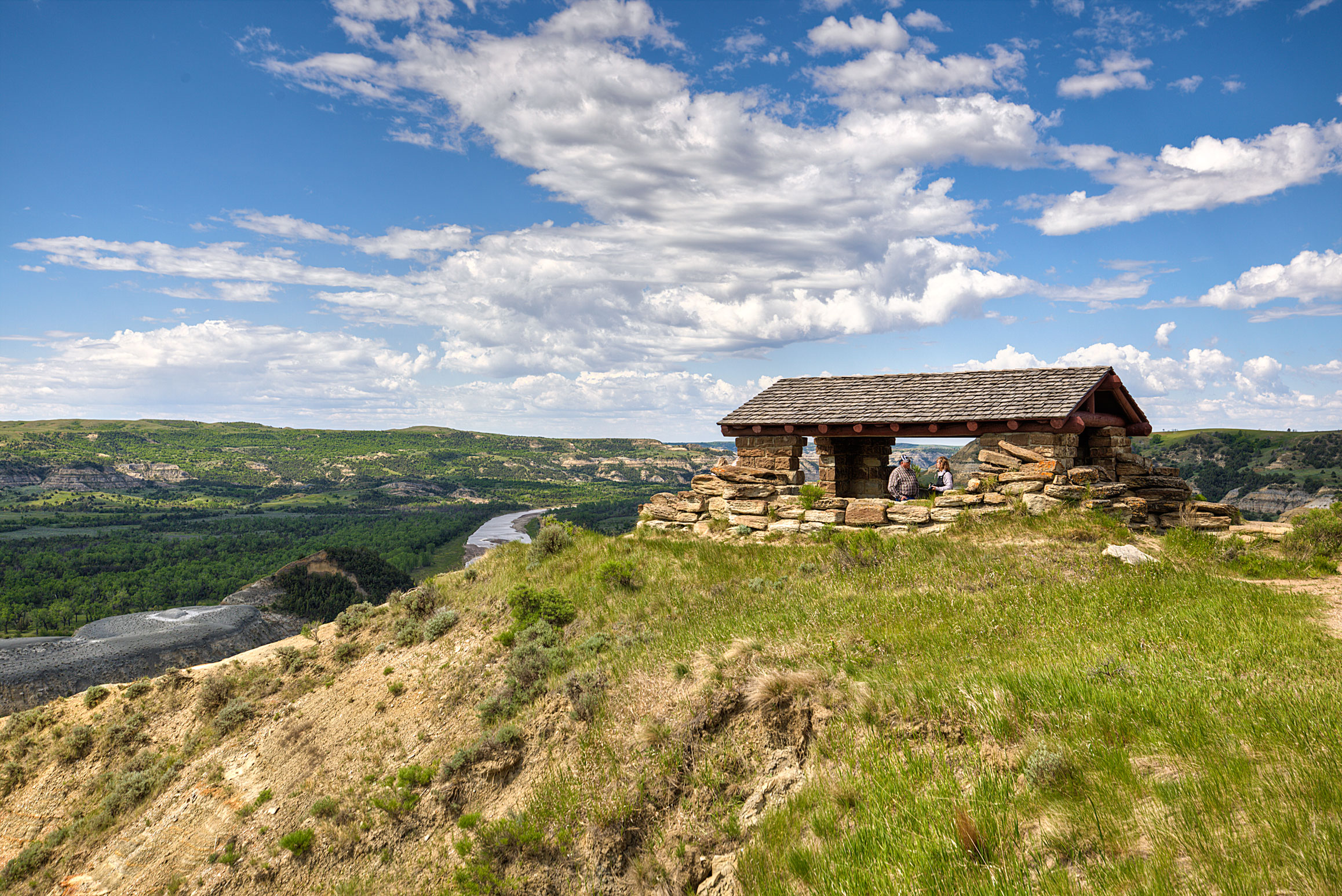 House on Prairie at Theodore Roosevelt National Park