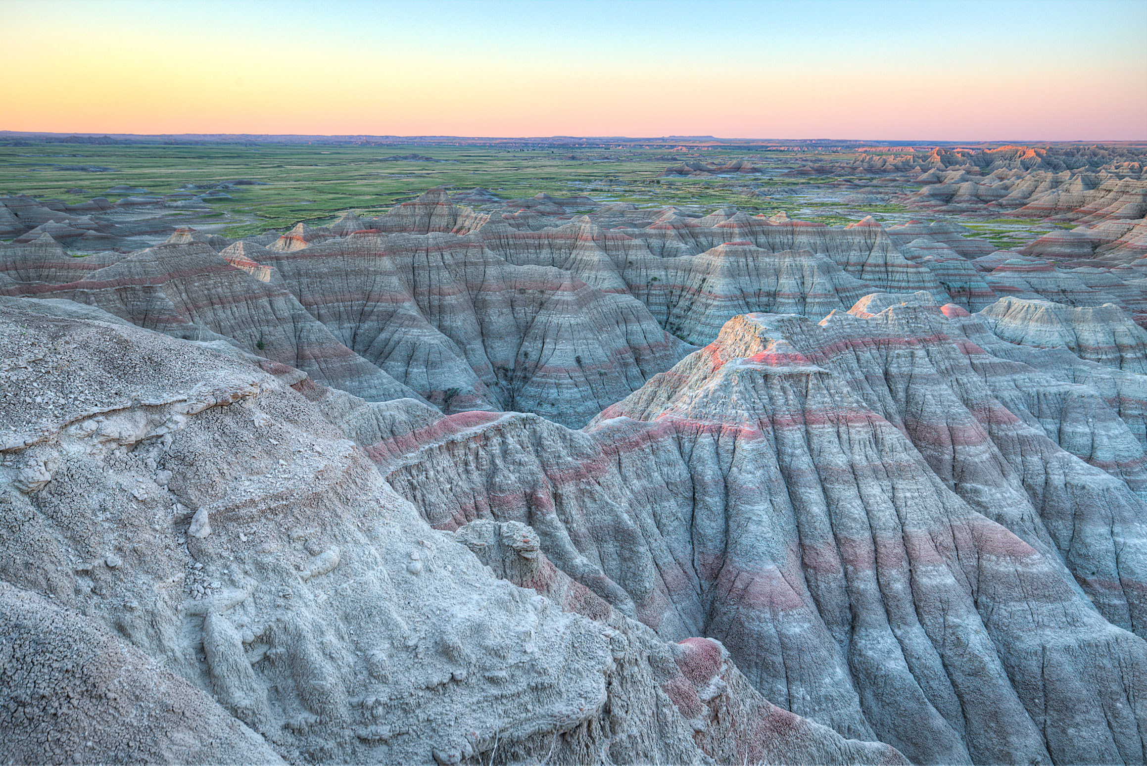 Badlands at Sunrise