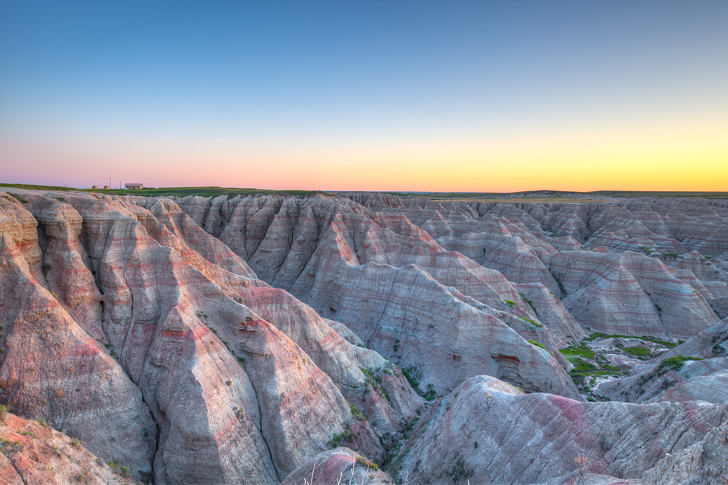 Big Badlands Overlook Sunrise