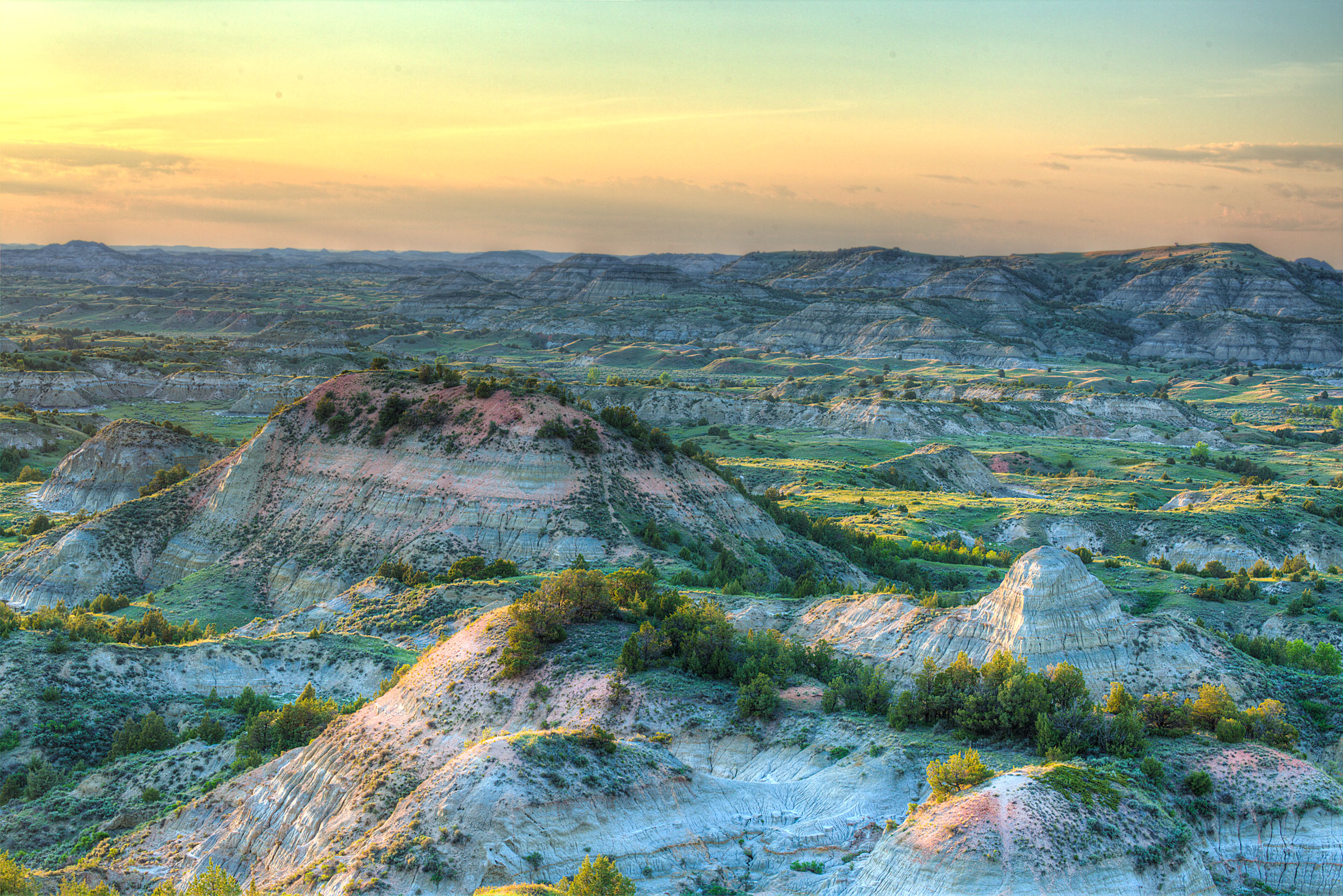 Badlands Sunset at Theodore Roosevelt National Park