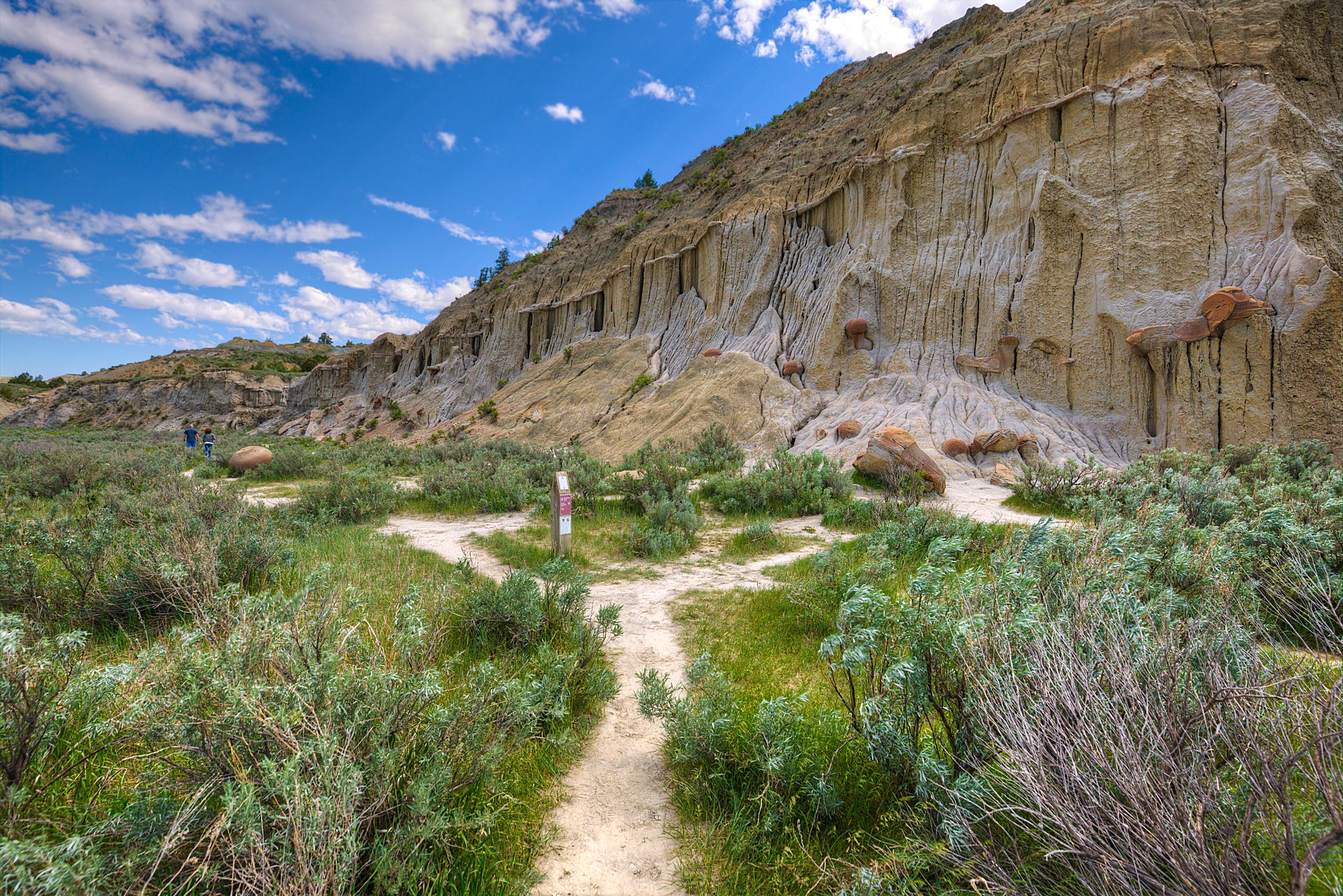 Weird Cliffs at Theodore Roosevelt National Park