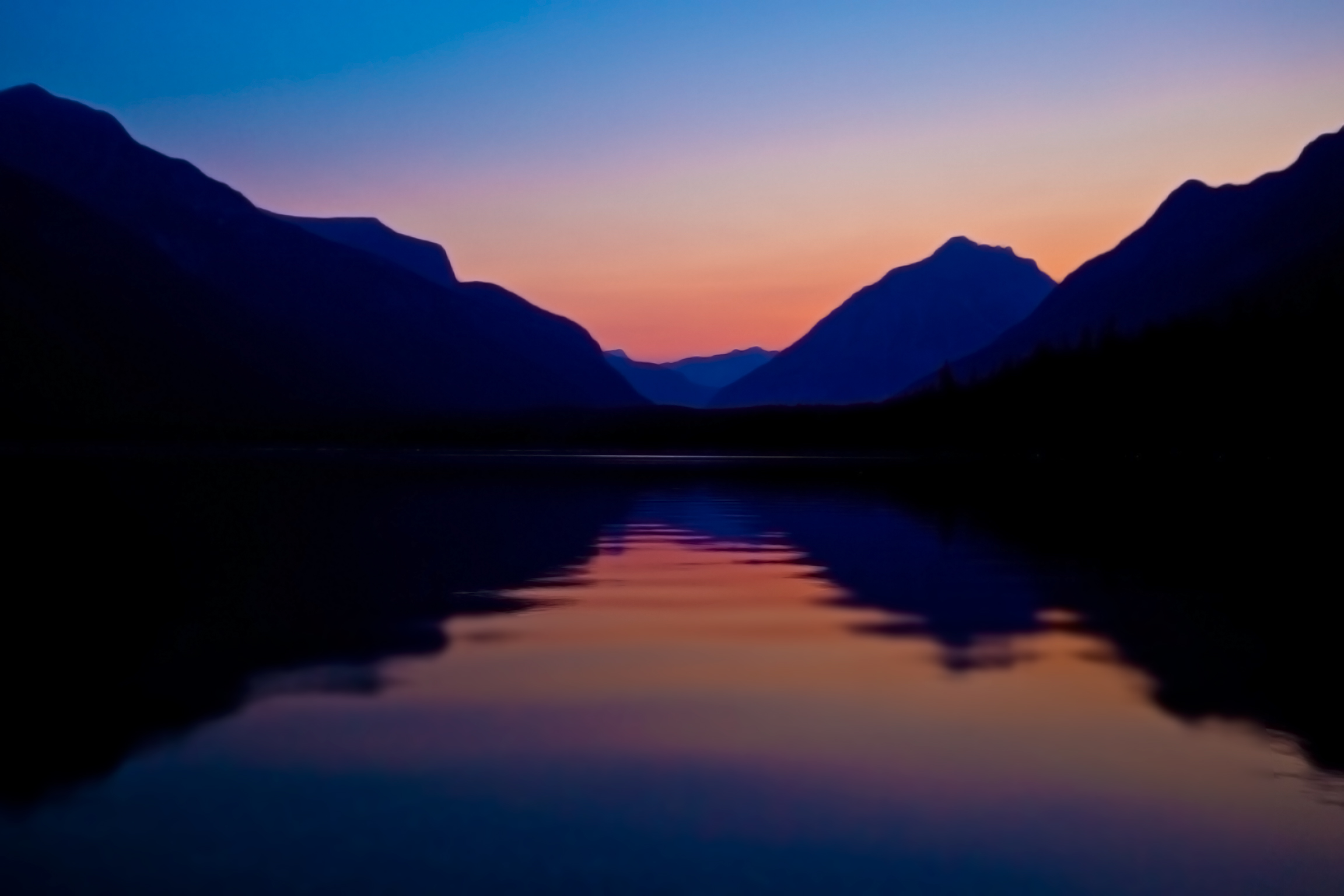 Summer Sunrise at Lake McDonald