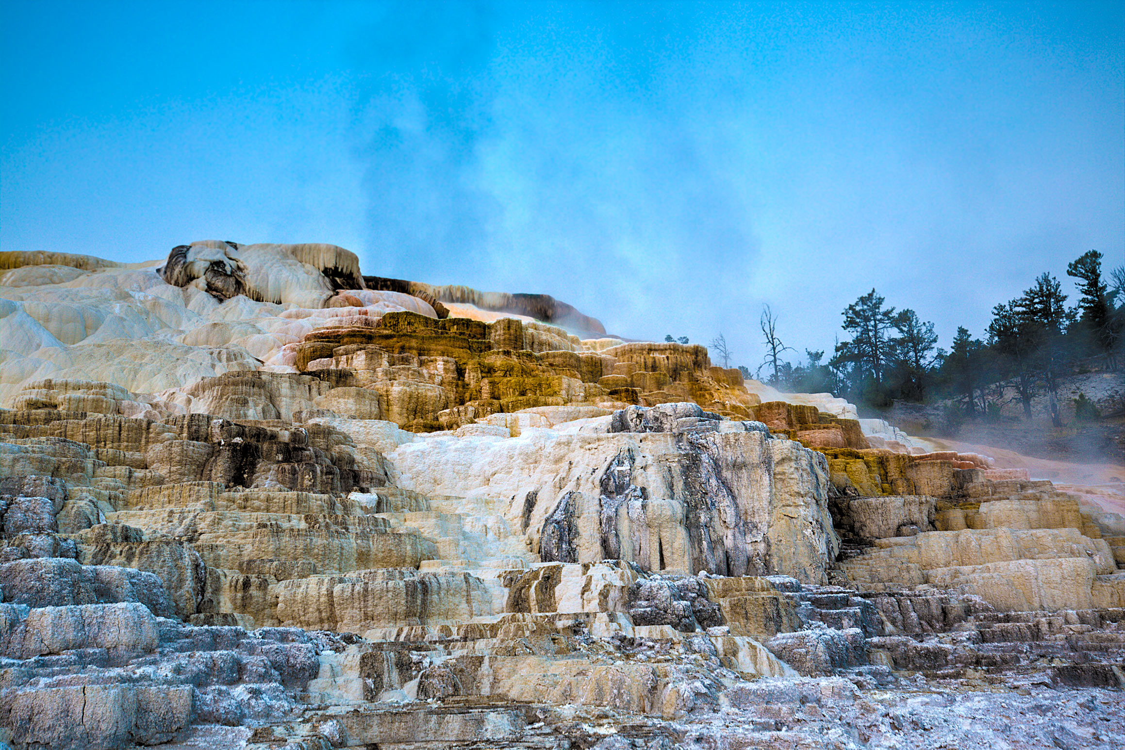 Mammoth Hot Springs Yellowstone