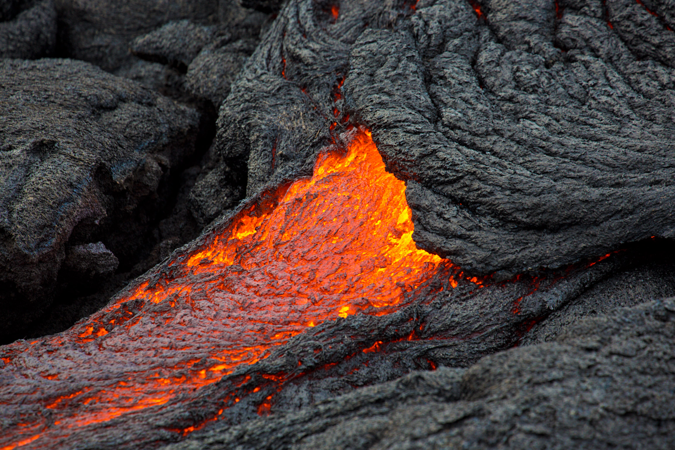 Lava in Hawaii Volcanoes National Park