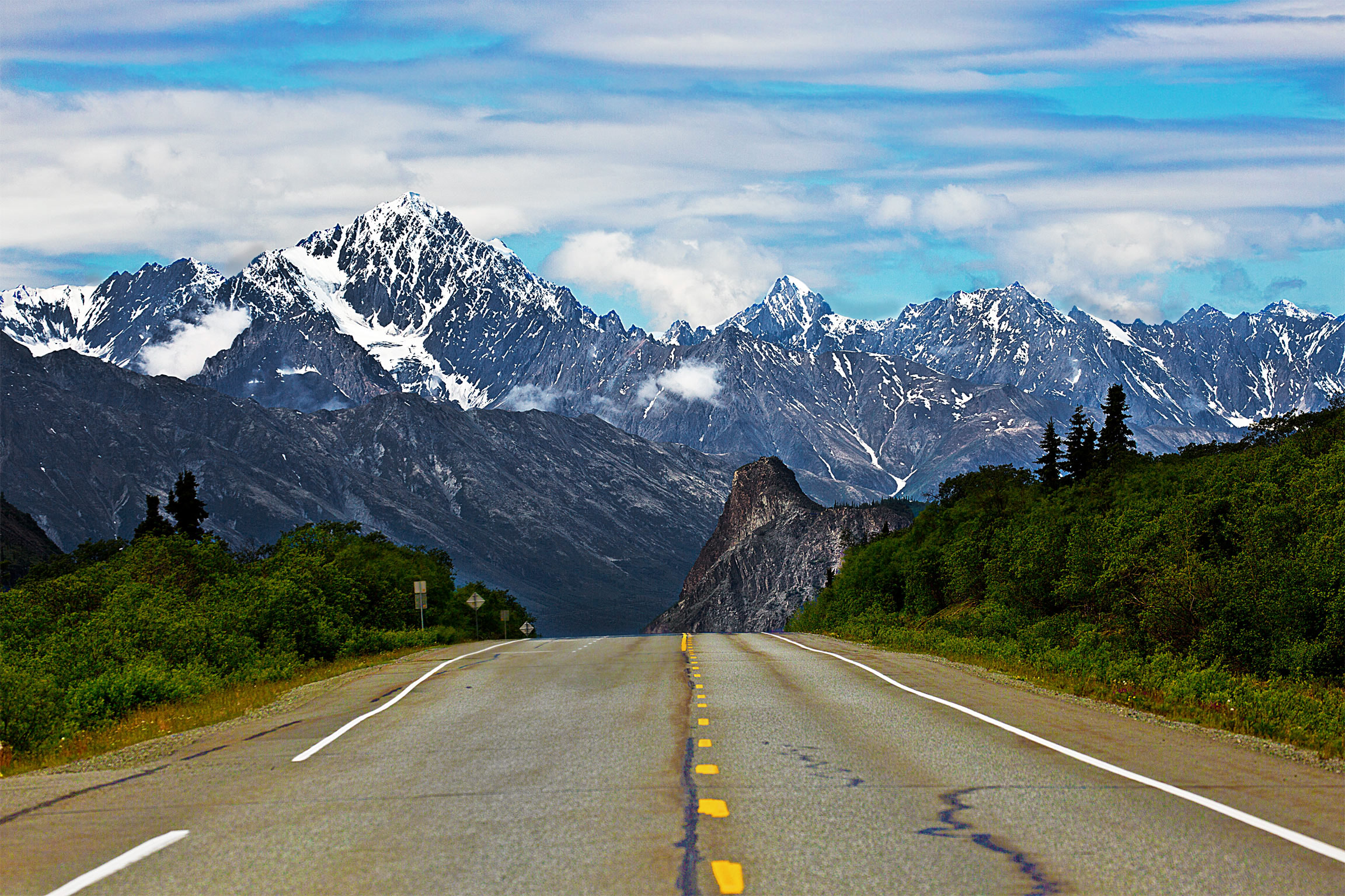 The road to the Wrangells