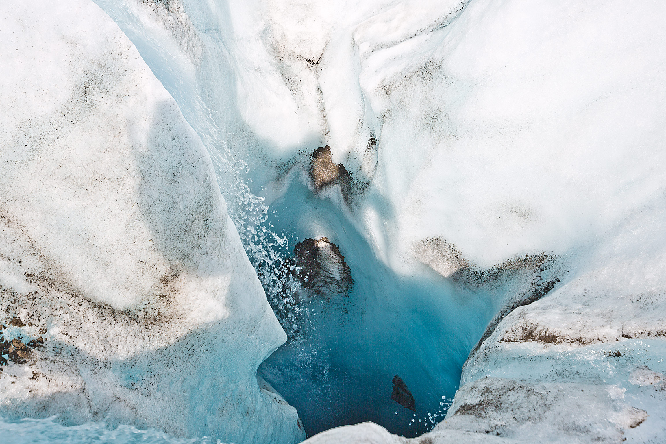 A Moulin in Wrangell-St.Elias National Park
