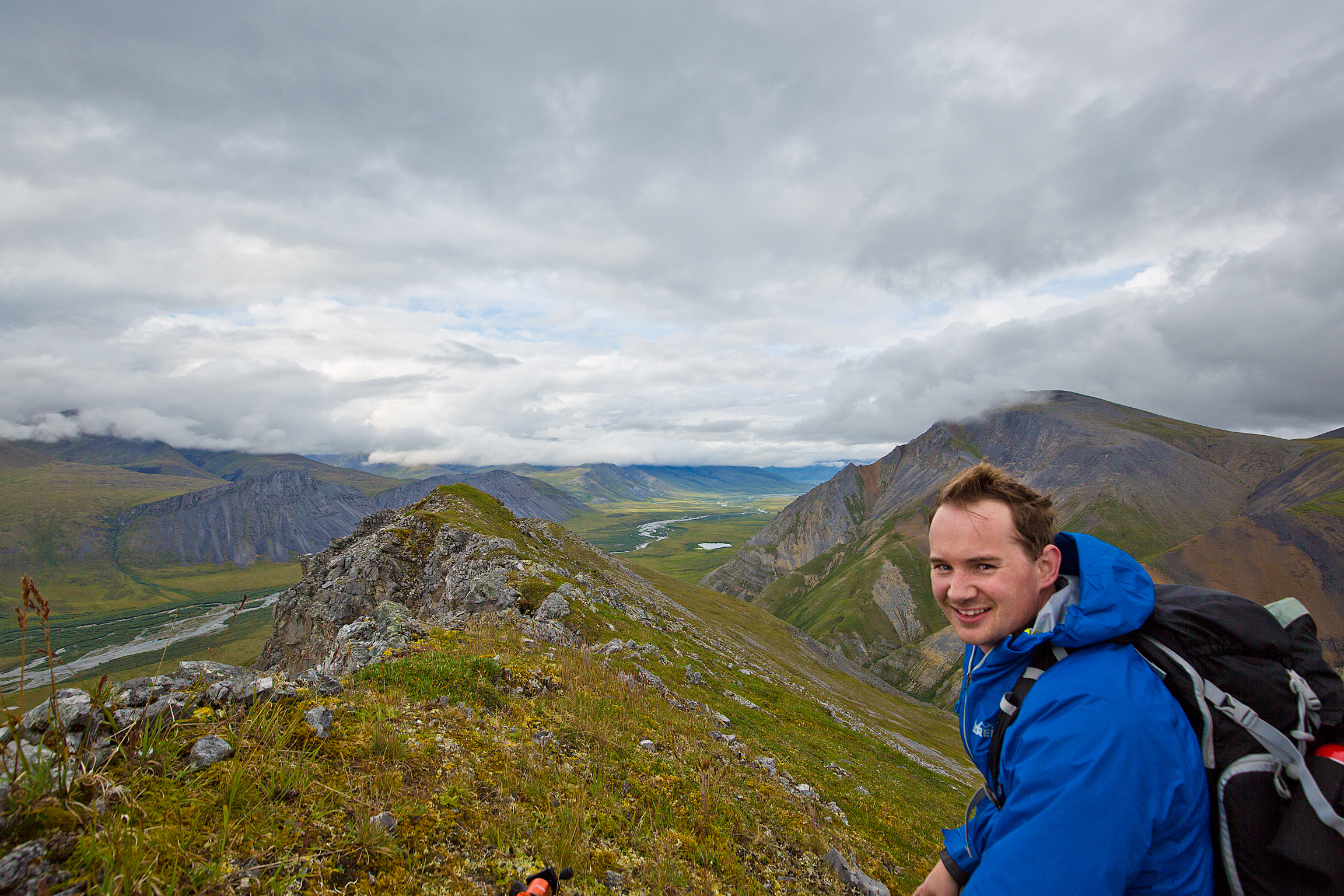 At the top of Guyencoldfut. One of the craziest things about Gates of the Arctic is just how vast it is- at seemingly every turn there is another range of mountains that extend into the horizon.